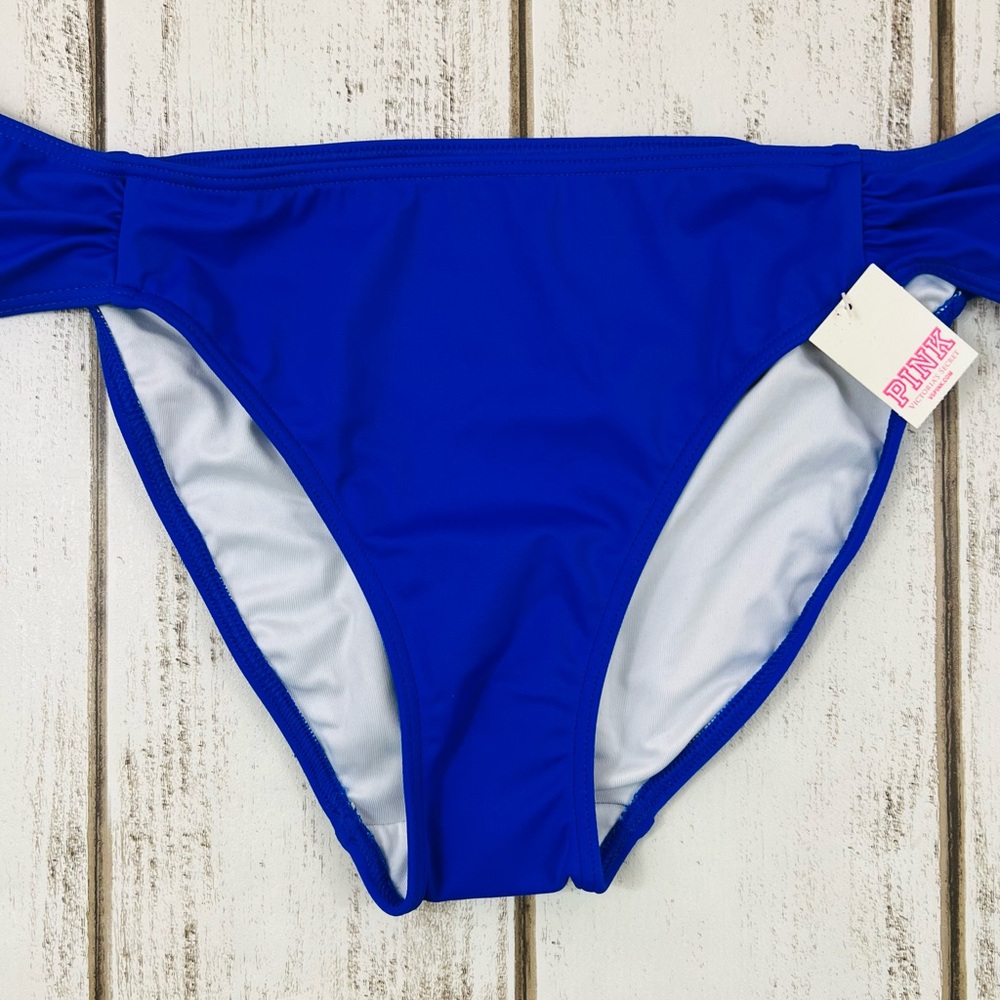 VS PINK Wide Side Bikini Swim Bottom Medium - Picture 3 of 7